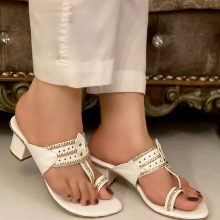 white heels for her