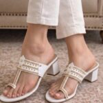 white heels for her