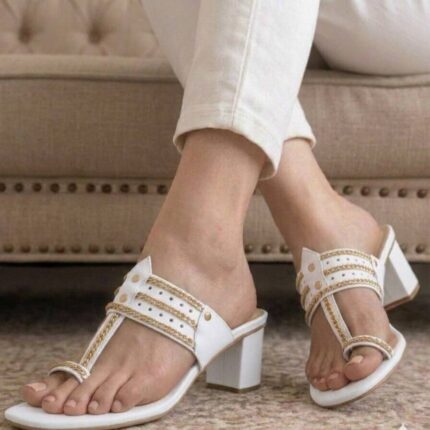 white heels for her