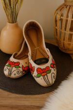 hand painted khussa for her