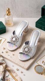 silver Radiance Heels For Women