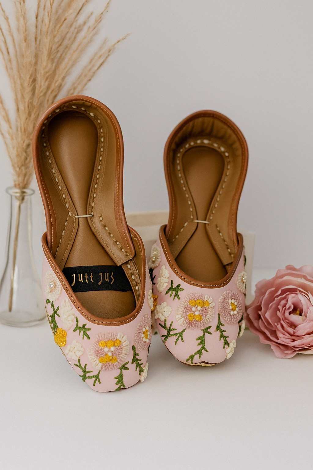 Light pink Khussa For Her Light pink Khussa For Her