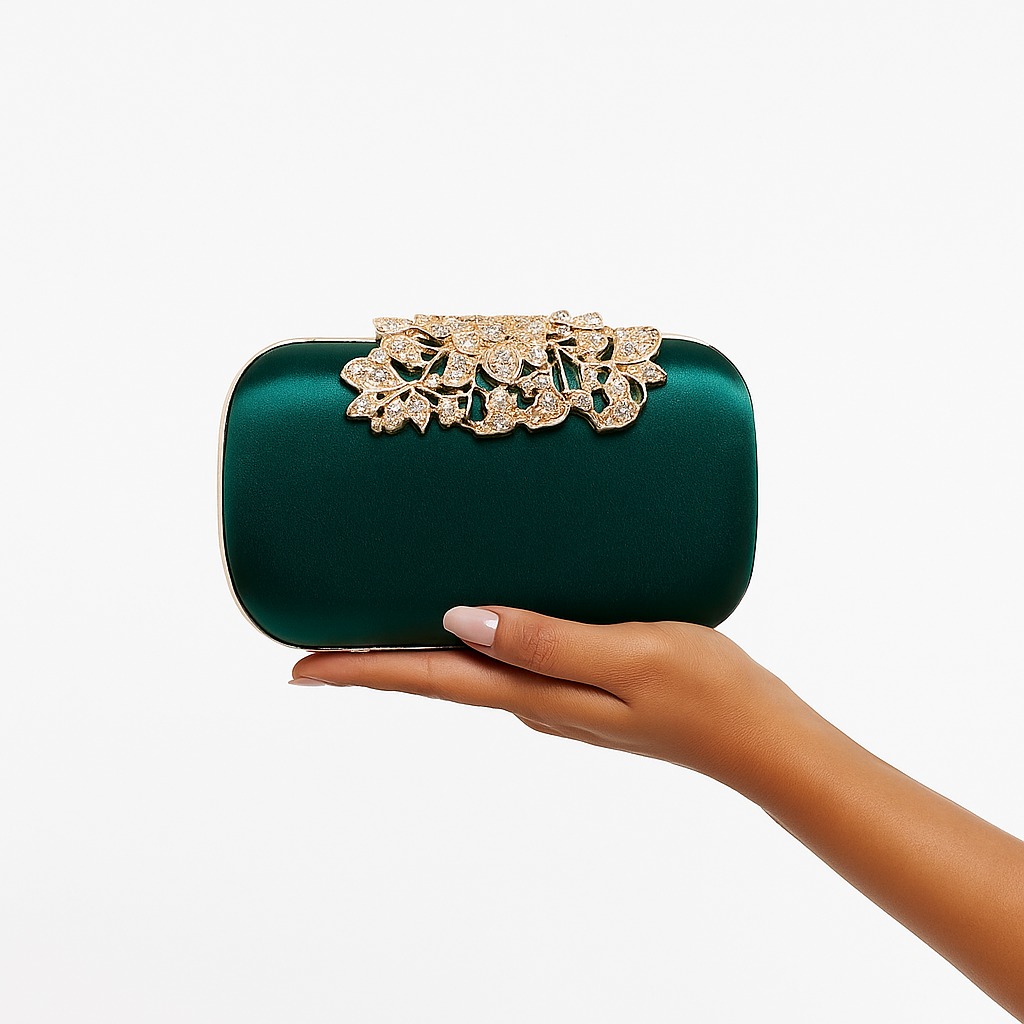 green Clutch For Her green Clutch For Her