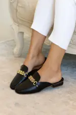 Black Mules For Her