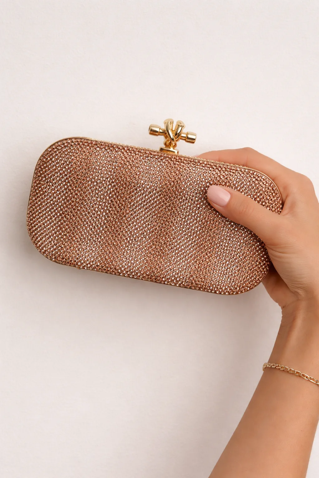 The Gilded Stripe Peach Clutch For Her The Gilded Stripe Peach Clutch For Her