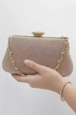 Peach Clutch For Her