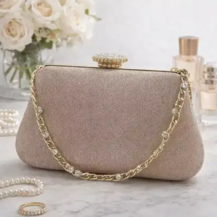 Peach Clutch For Her
