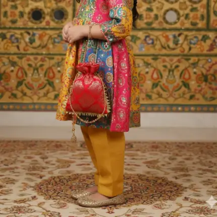 Mini Eidi Batwa For Kids In Pink