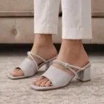 The Sparkle Silver Heels For Her-7285