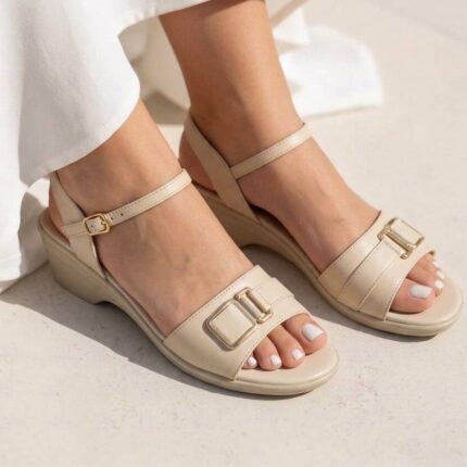 beige flats for her