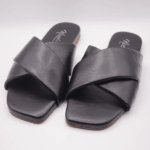 Latte Noir Black Flats For Her-3446 - Image 2