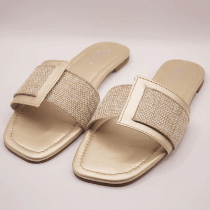 Gleam Step Golden Flats For Her