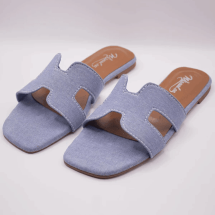 Denim Move Flat In Blue For Her