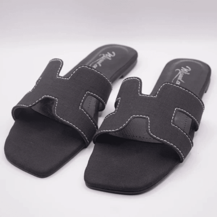 Denim Move Flat In Black For He
