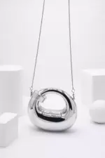 Eclipse Orbit Silver Clutch For Her