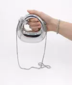 Eclipse Orbit Silver Clutch For Her