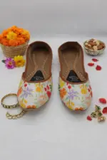 Flower Printed Khussa For Her
