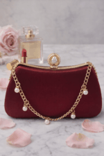 Maroon Clutch For Her