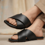 Latte Noir Black Flats For Her