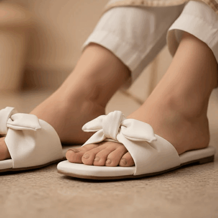 Nectar Glow White Flats For Her