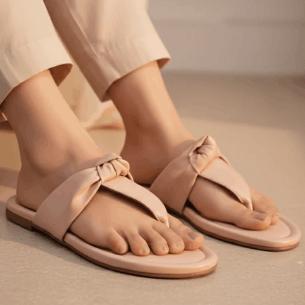 Berry Edge Pink Flats For Her