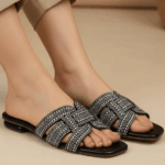 Noir Black Flats For Her