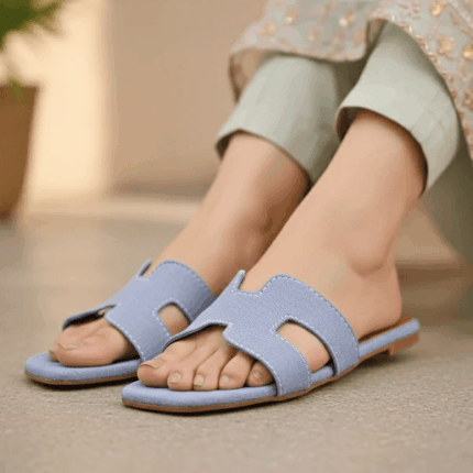 Denim Move Flat In Blue For Her
