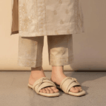 Midnight Motion Beige Flats For Her