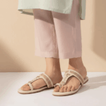 Bronze Beats Beige Flats For Her