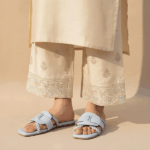 Sukoon Slides Sky Blue Flats For Her