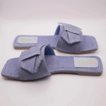Denim Cloud Sky Blue Flats For Her