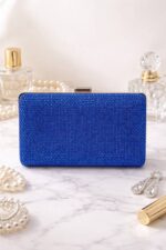 Bridal Clutch In Blue-Cl-108