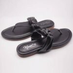 Berry Edge Black Flats For Her