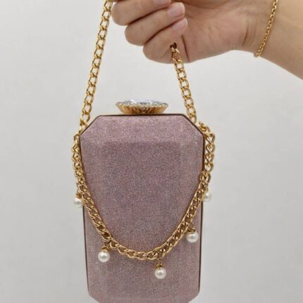 Peach Clutch For Her-Cl-131