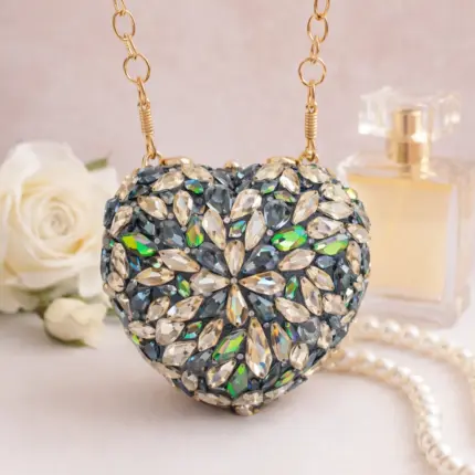 Everglow Heart Mini Clutch Multi