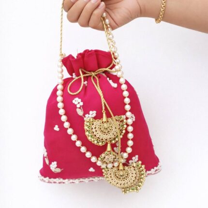 Mystic Bloom Purple Potli For Her