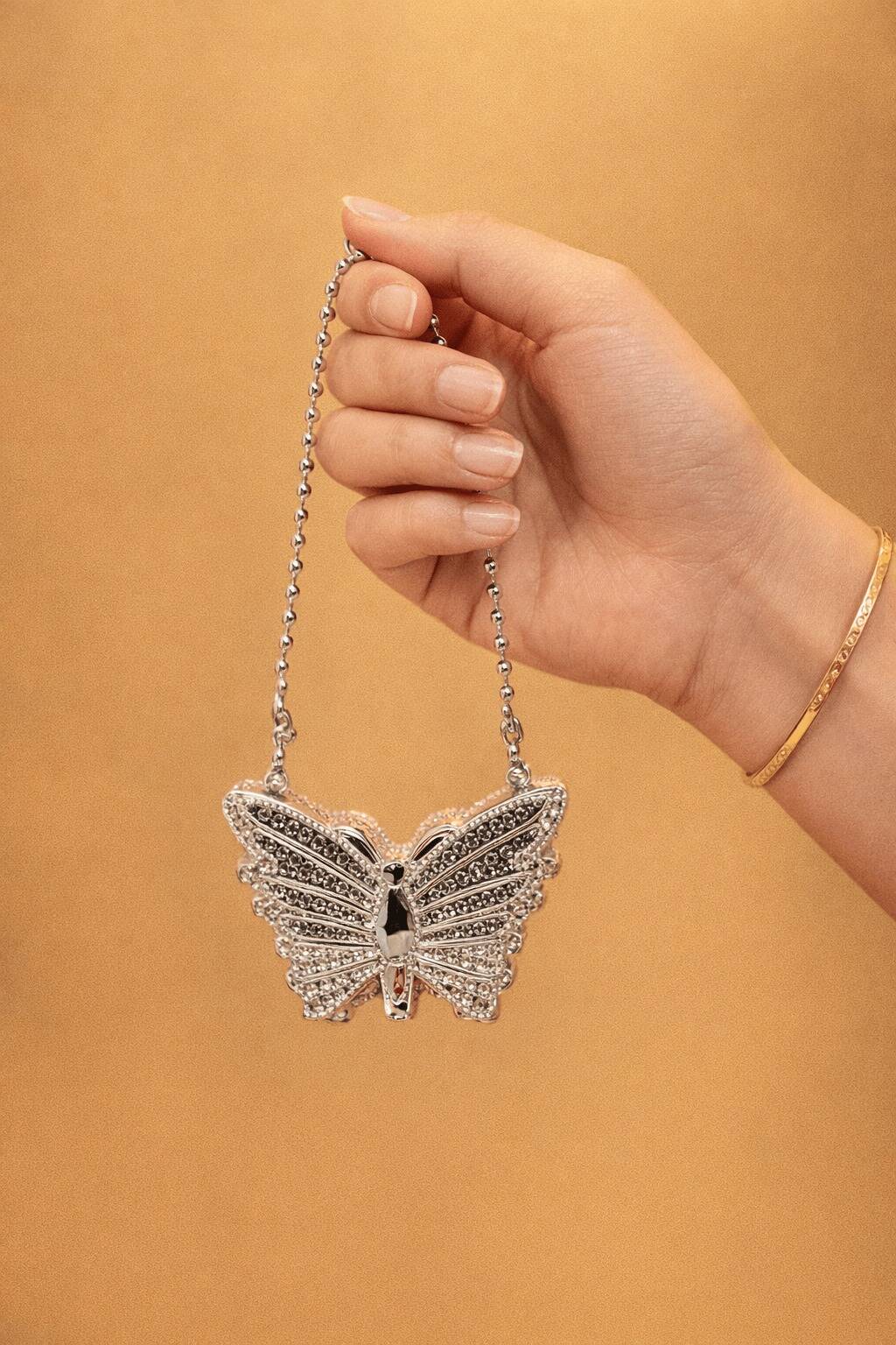 Silver Butterfly Mini For Her Silver Butterfly Mini For Her