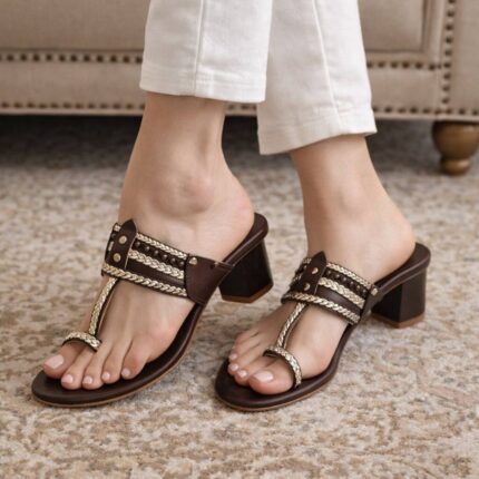 brown heels for her