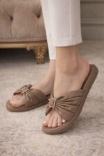 Chic Brown Comfy Flats For Her