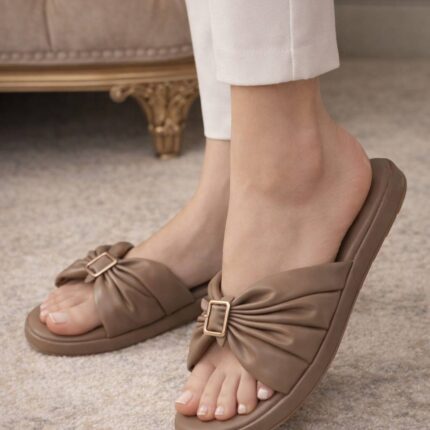 Chic Brown Comfy Flats For Her