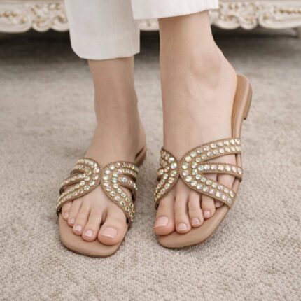 golden flats for her
