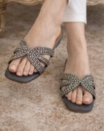 silver flats for her