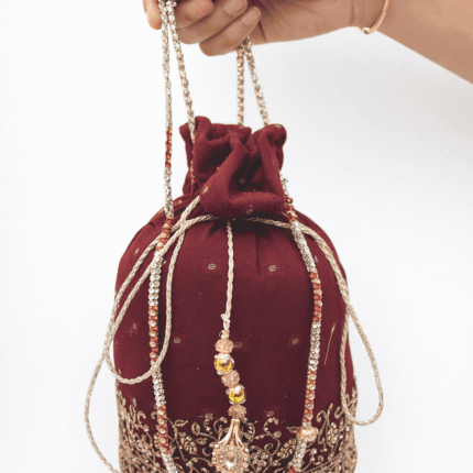 Maroon Potli For Her