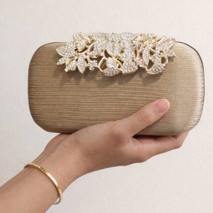 Golden Clutch For Her-CL-162