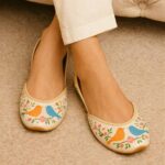 The Lovebirds Khussa Hand Painted For Her-2532
