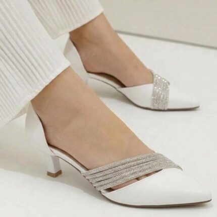 White Pumps Heels For Her