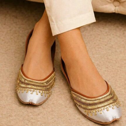 Silver Khussa For Her-2227