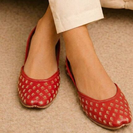 Red Khussa For Her-2503