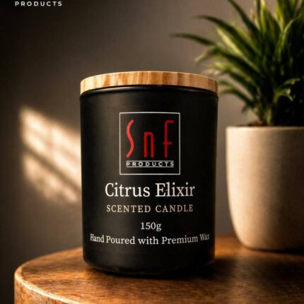 Citrus Elixir by SNF – Premium Scented Candle with Refreshing Citrus Notes