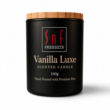 Vanilla Luxe Luxury Candle – Rich Sweet Vanilla Aroma, Hand-Poured Wax (150g)